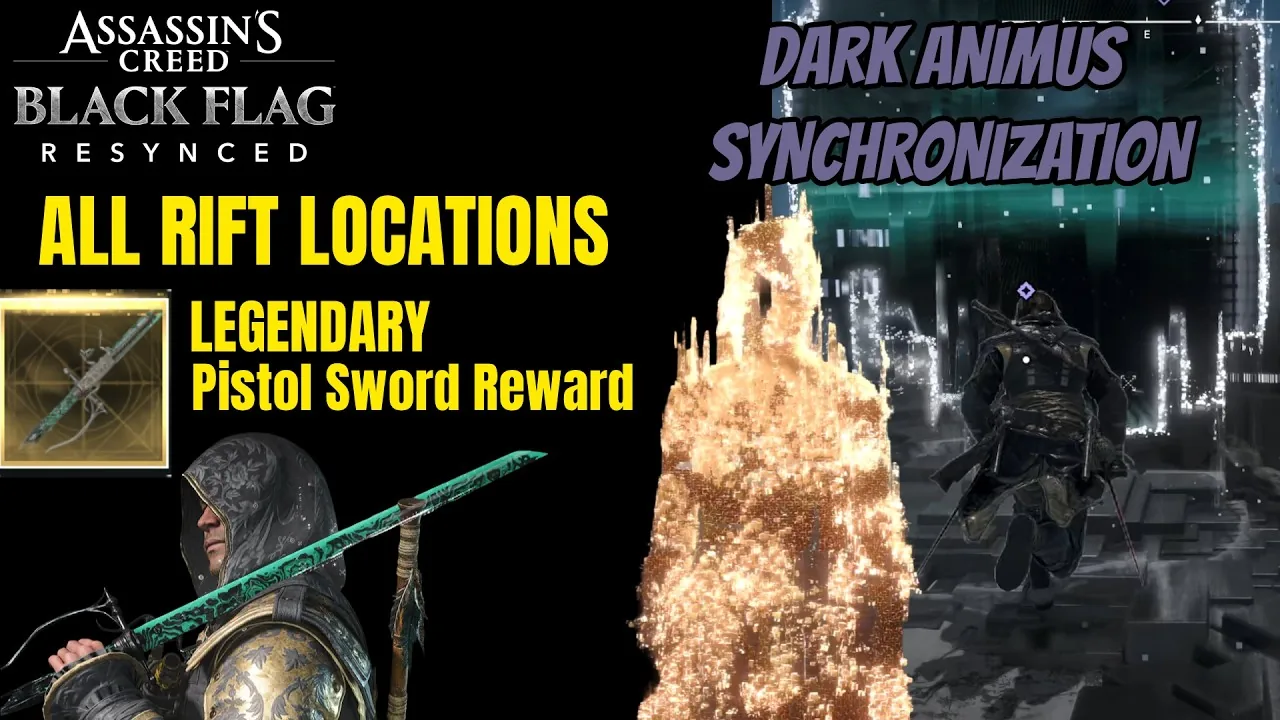 Assassins Creed Black Flag Resynced Dark Animus Locations