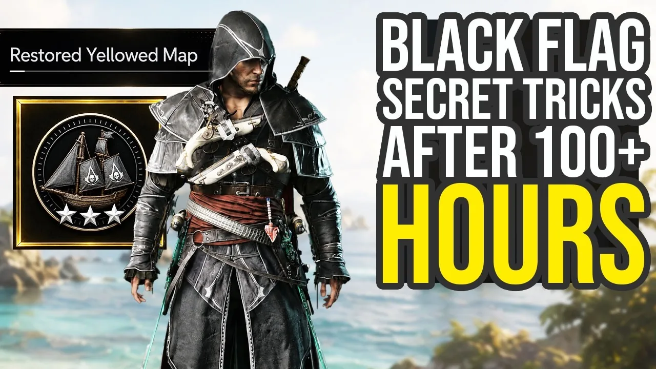 Assassins Creed Black Flag Resynced yellowed map Guide